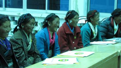 Pendebas lead community meetings so the local people have input to government decisions